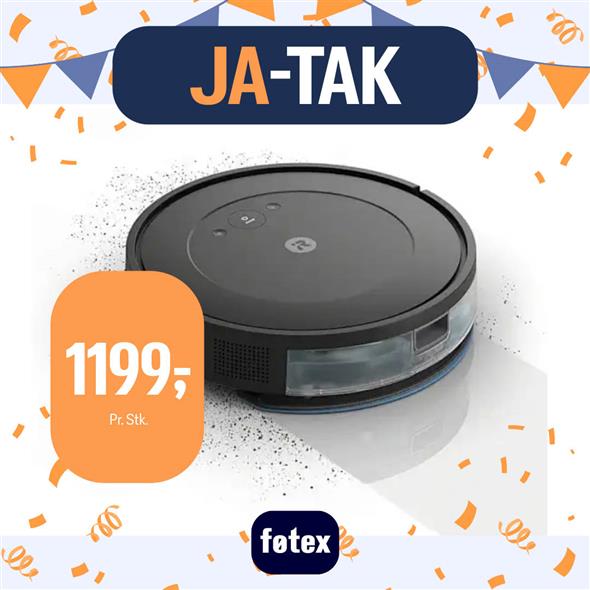 iRobot Roomba Combo Essential robotstøvsuger - sort