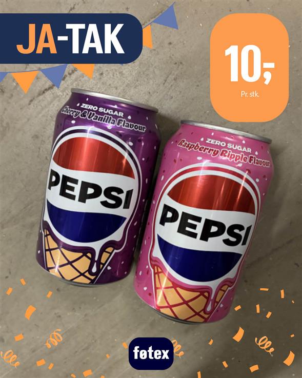 Pepsi ice cream 33cl. dåser